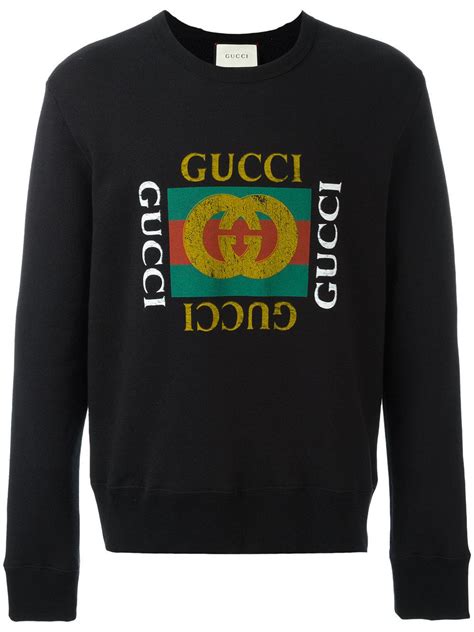 gucci print sweater replica|Gucci sweater on blackish.